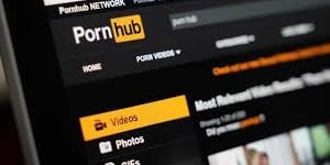 accueil de Pornhub