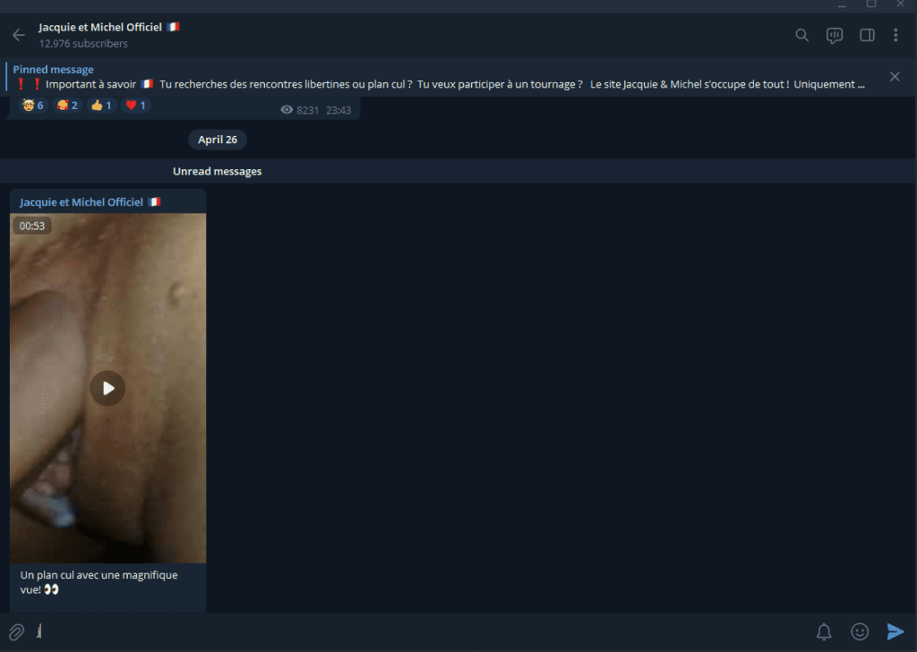 aperçu du telegram bdsm de jacquie et michel